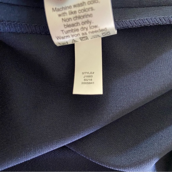 NWT J. Crew Sleeveless Ruffle Wrap Dress - Picture 6 of 6